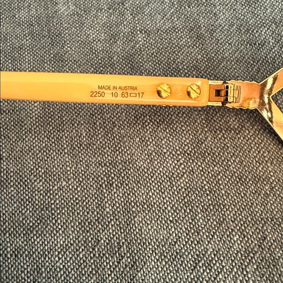 VINTAGE Authentic RARE CHRISTIAN DIOR 2250 10 PHYTON LINED OVERSIZED SUNGLASSES - Picture 8 of 16